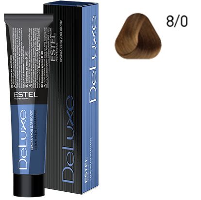 Hair color cream 8/0 DELUXE ESTEL 60 ml